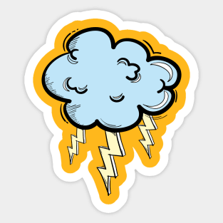 Cloud Thunder Sticker